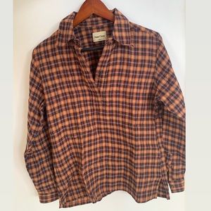 Pelee Clover flannel shirt Women size M